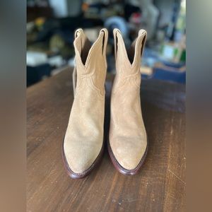Tecova Suede Booties